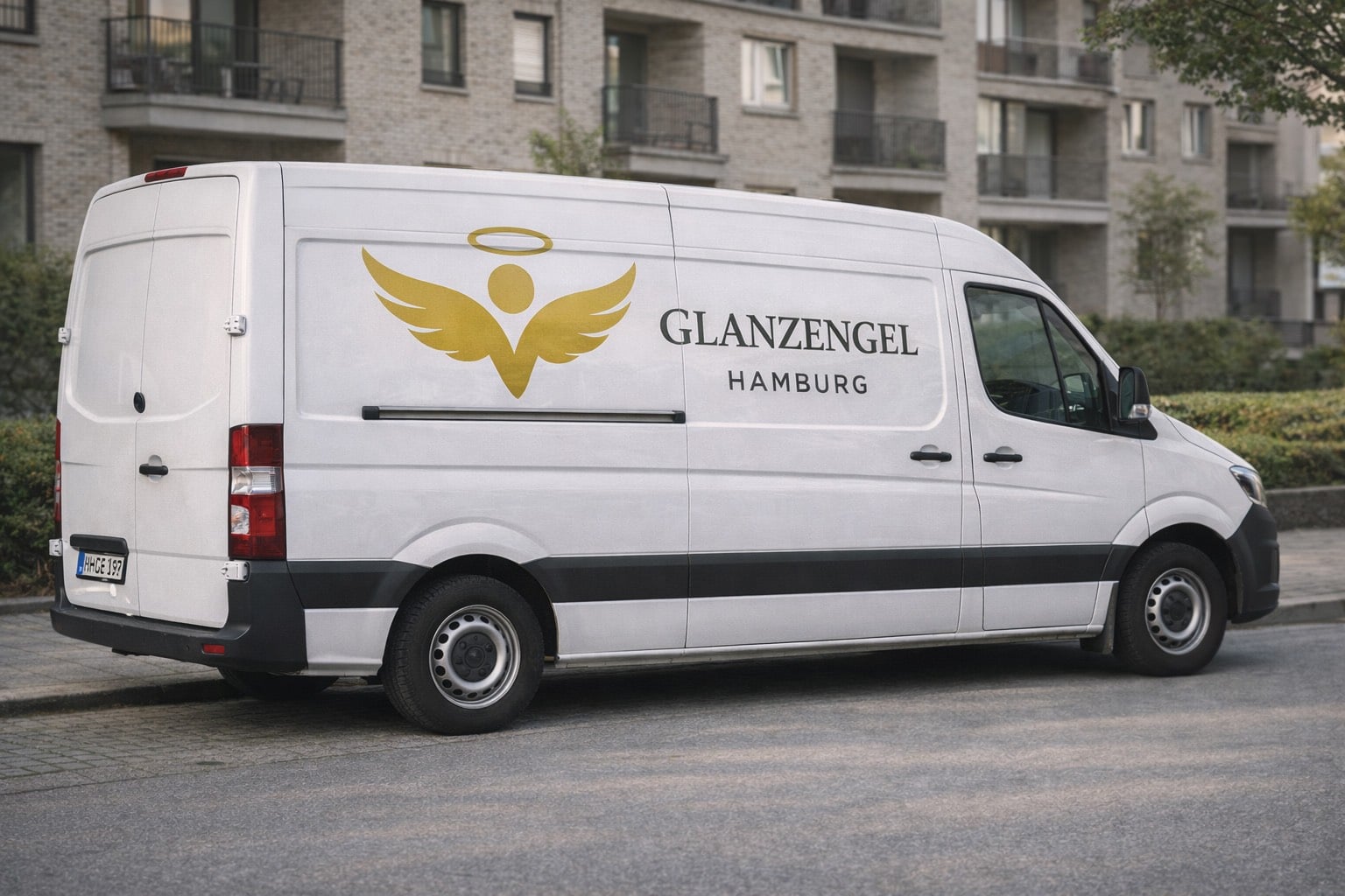 der Hausmeisterservice und Van für unsere Reinigungsfirma und winterdienst